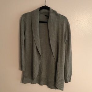Gray sweater cardigan